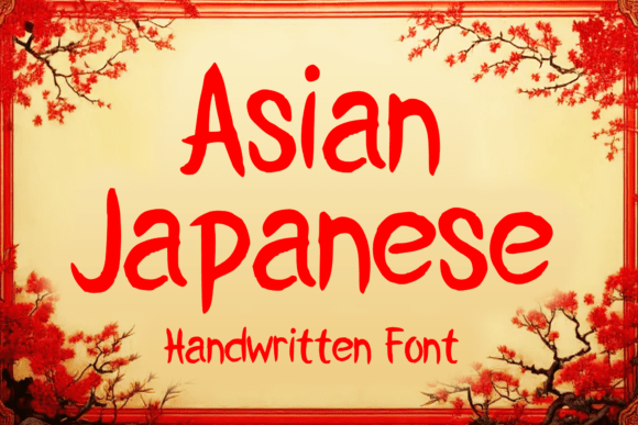 Asian Japanese: A Handwritten Brush Font for Makers and Creative Sellers