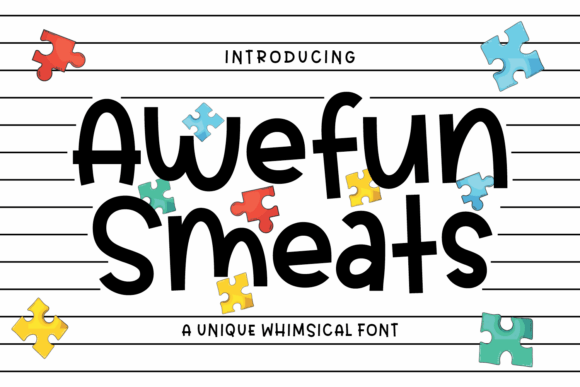 Awefun Smeats: A Playful Script Font for Editorial Charm