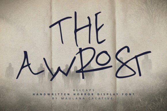 Awrost: A Chilling Script Handwritten Font for Bold Branding