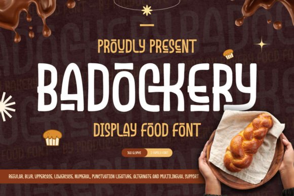 Badockery: A Sweet and Savory Script Handwritten Font for Food-Themed Web Design