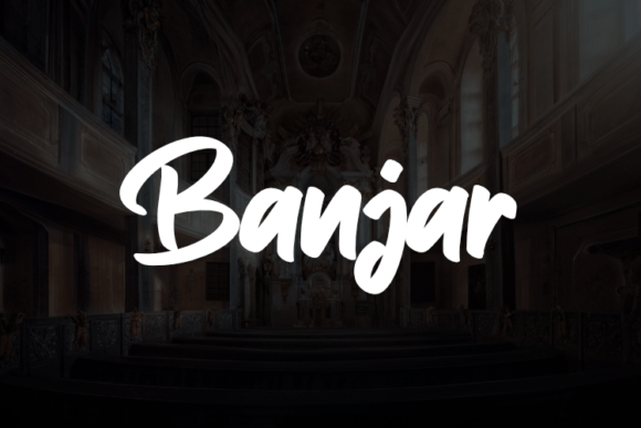 Banjar: A Versatile Script Font for Creative Editorial Design