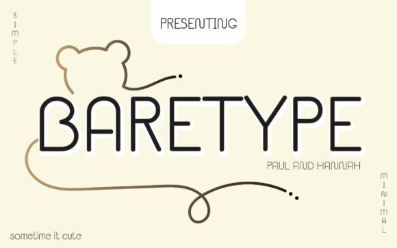 Baretype by Ph: A Modern Script Font for Makers and Creative Sellers