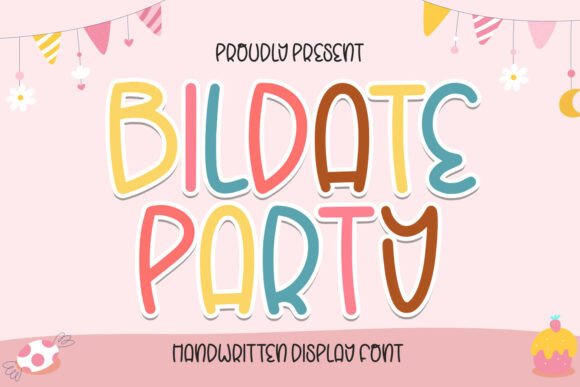 Bildate Party: A Cute Handwritten Font for Business Branding