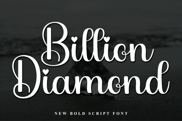 Billion Diamond: A Soft, Stylish Script Font for Makers and Designers