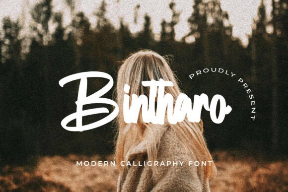 Bintharo: A Bold Modern Calligraphy Font for Expressive Brand Identities