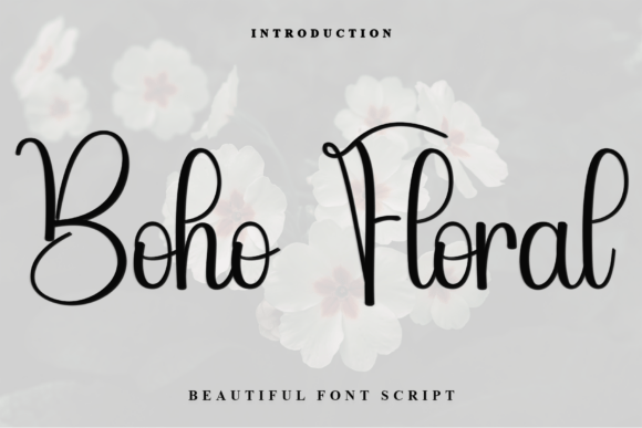 Boho Floral Font: A Creative Touch for Small Business Branding