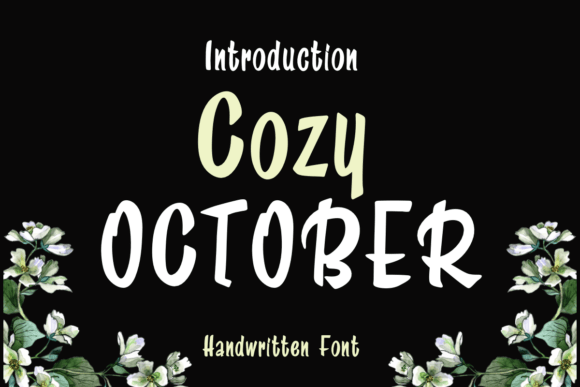 Cozy October: A Handwritten Font for Warm, Personalized Craft Designs
