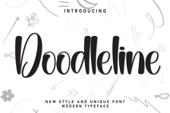 Doodleline: A Handwritten Font That Brings Personality to Your Craft Designs