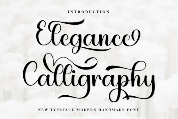 Elegance Calligraphy: Festive Typeface for Holiday Campaigns