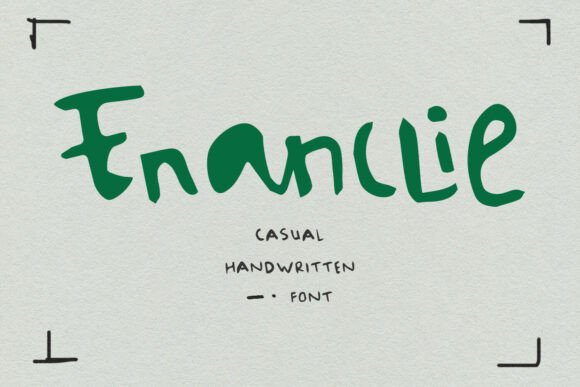 Enanclie: A Handwritten Font That Builds Real Business Branding