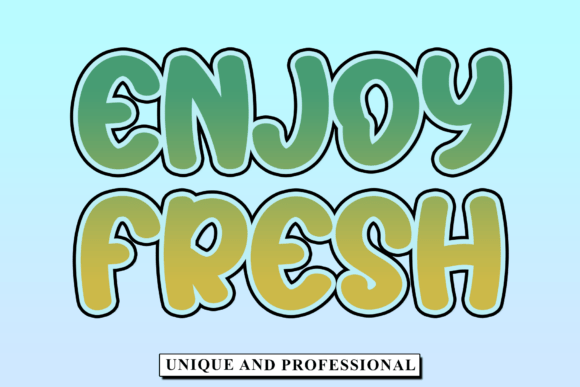 Enjoy Fresh: A Timeless Handwritten Font for Creative Branding Projects