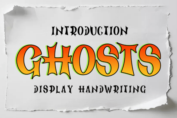 Ghosts: A Sweet Handwritten Font for Elegant Branding