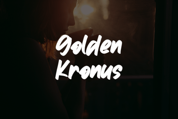 Golden Kronus: A Script Handwritten Font for Makers and Designers