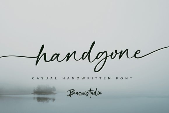 Handgone: A Warm, Authentic Handwritten Typeface for Creative Branding