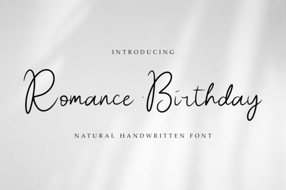 How Romance Birthday Font Elevates Small Business Branding