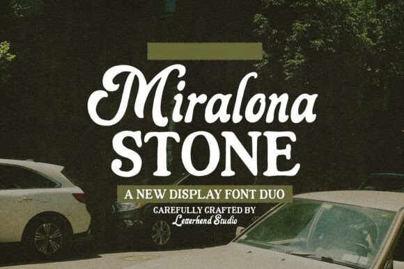 Miralona Stone: Bold Display Font for Modern Brand Campaigns