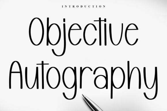 Objective Autography: A Festive Script Font for Holiday Crafts and Seasonal Branding