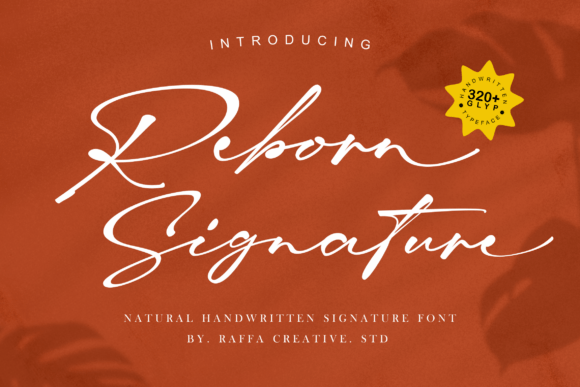 Reborn Signature: A Handwritten Font That Elevates Small Business Branding