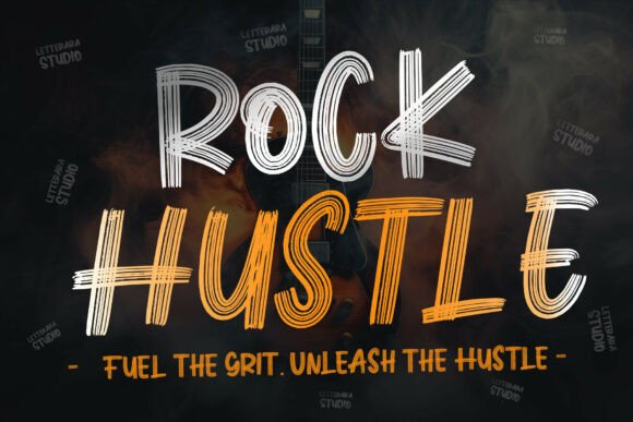 Rock Hustle: A Bold Script Font That Elevates Small Business Branding