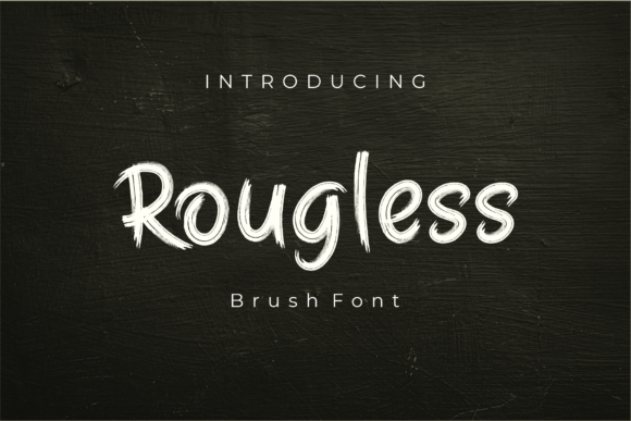 Rougless Font: Elegant Script for Handmade Labels, Invitations & More