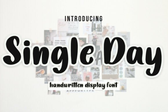 Single Day: A Handwritten Font for Effortless Editorial Design