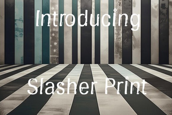 Slasher Print: A Script Handwritten Font That Elevates Every Maker’s Product
