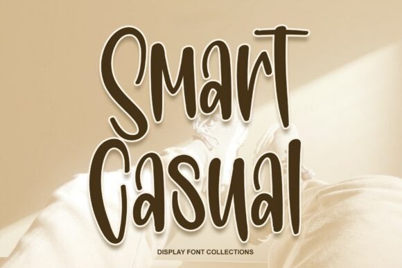 Smart Casual: A Bold Script Font for Crafters and Product Designers