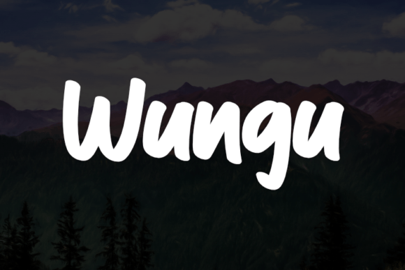 Wungu: A Script Handwritten Font for Dynamic Editorial Design